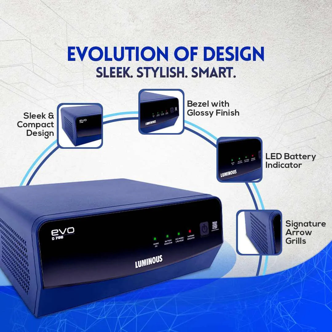 Luminous EVO D 700 - Single Battery Inverter