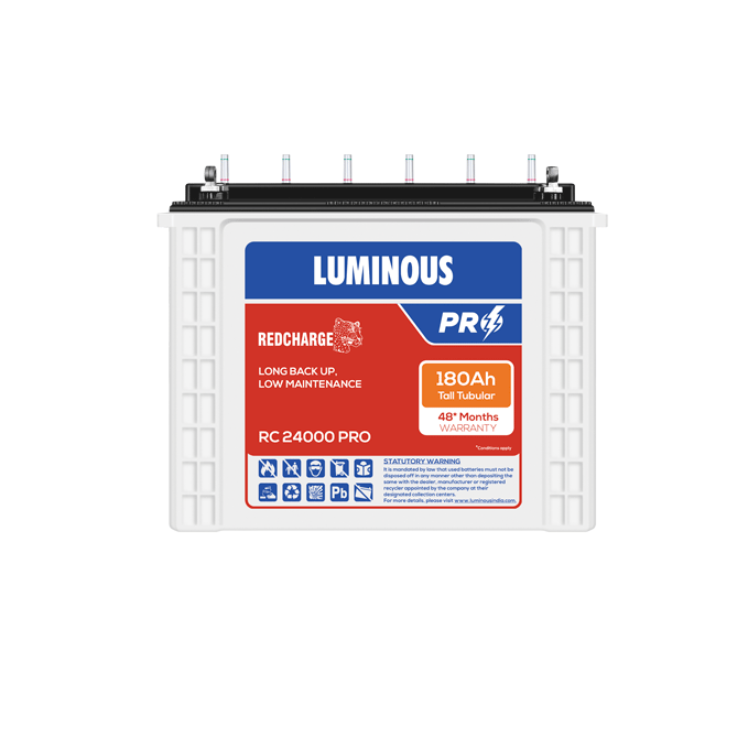 Luminous RC24000PRO 180 AH Battery