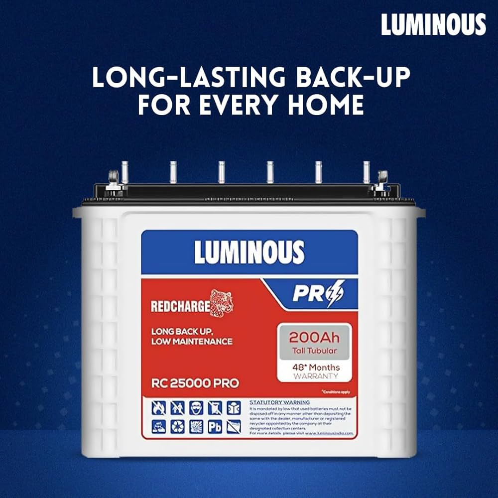 Luminous RC25000PRO 200 AH Battery