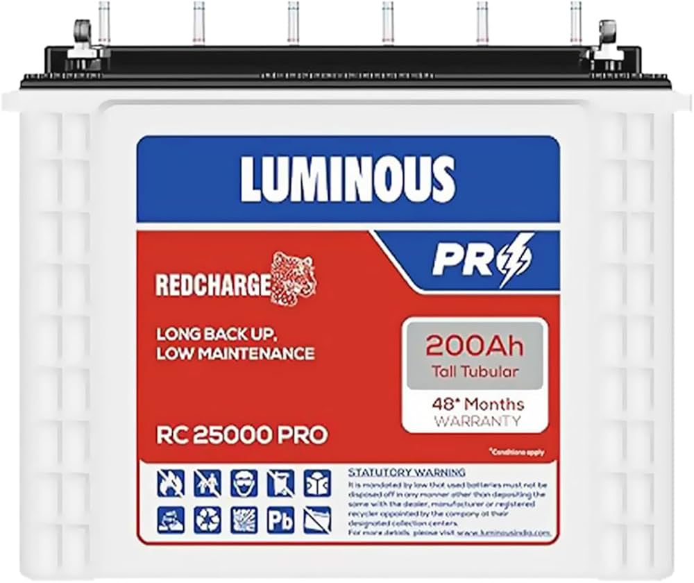 Luminous RC25000PRO 200 AH Battery